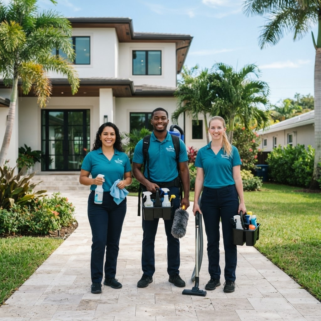 Chuck's Cleaners Miami team